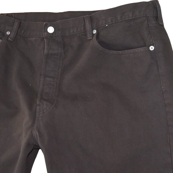 Levi’s 501 Faded Brown Jeans Tagged W40 L32 Straight Leg Button Fly Workwear - Picture 3 of 11